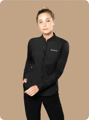 Chemise Col Mao - Femme