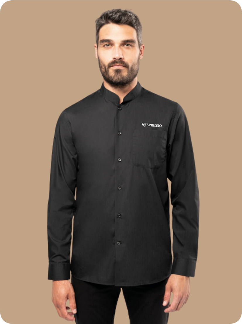 Chemise Col Mao - Homme
