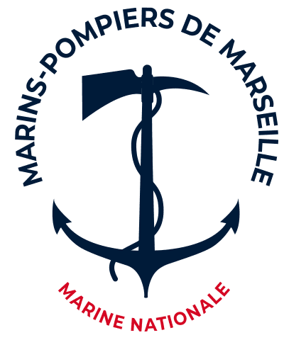 Logo Marine nationale Marins pompiers de Marseille